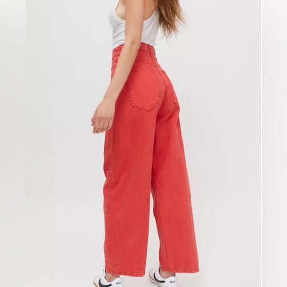 BDG Urban Outfitters Extreme Baggy Jeans in Red, Sz 27 - Picture 2 of 16